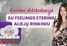 Emocinė detoksikacija su Feelings eterinių aliejų rinkiniu