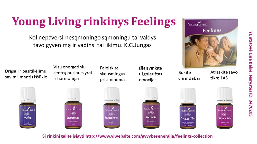 Young Living rinkinys Feelings